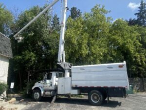 Tree Trimming Service Bucket Truck Commercial Elm Grove